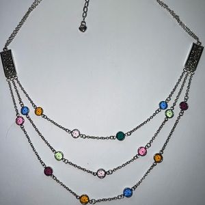 Brighton Multistrand Gem Necklace